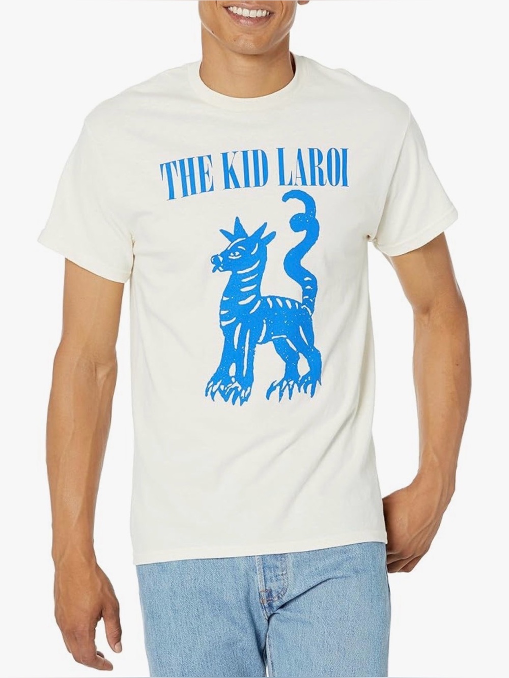 The Kid LAROI Unisex Adult The Kid Laroi Eotw White Sketch Tee